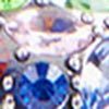 Crystal Flower Necklace, multi, swatch