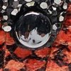 Rustic Serpent Necklace, orange/black, swatch