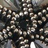 Crystal Inferno Necklace, black/smoky, swatch