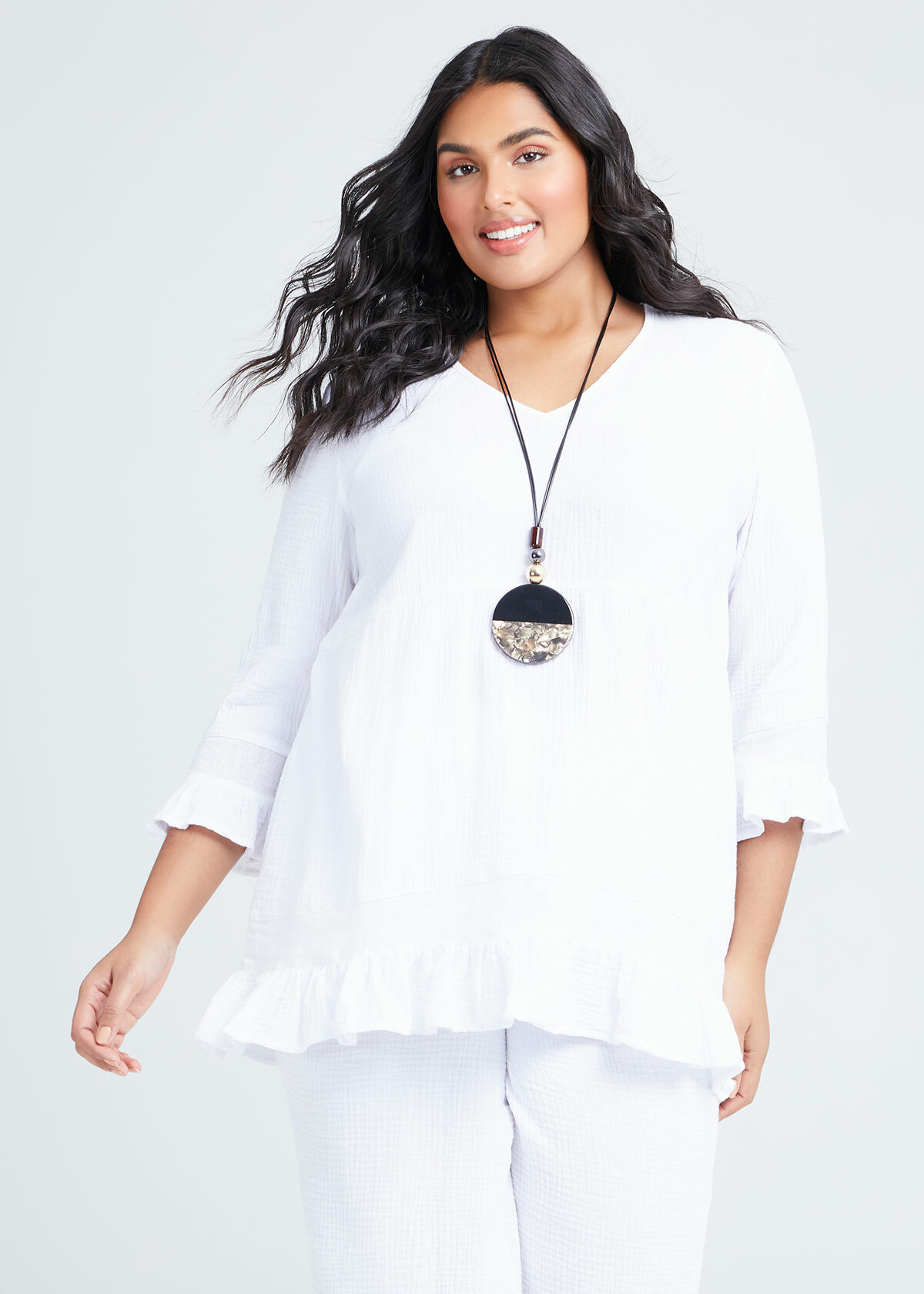 Cotton Coastal Tier Top
