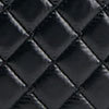 Queen Quilted Crossbody Bag, black, swatch
