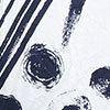 Paintbrush Bamboo Top, white/dark indigo, swatch