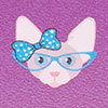 Cat Sunglasses Case, purple, swatch