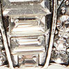 Silver Crystal Necklace, silver, swatch