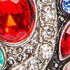 Bright Delight Earrings, silver/multi, swatch