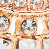 Gold Deco Crystal Ring, gold, swatch