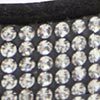Rhinestone Bling Pet Collar, black, swatch