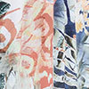 Natural Tropical Top, print, swatch