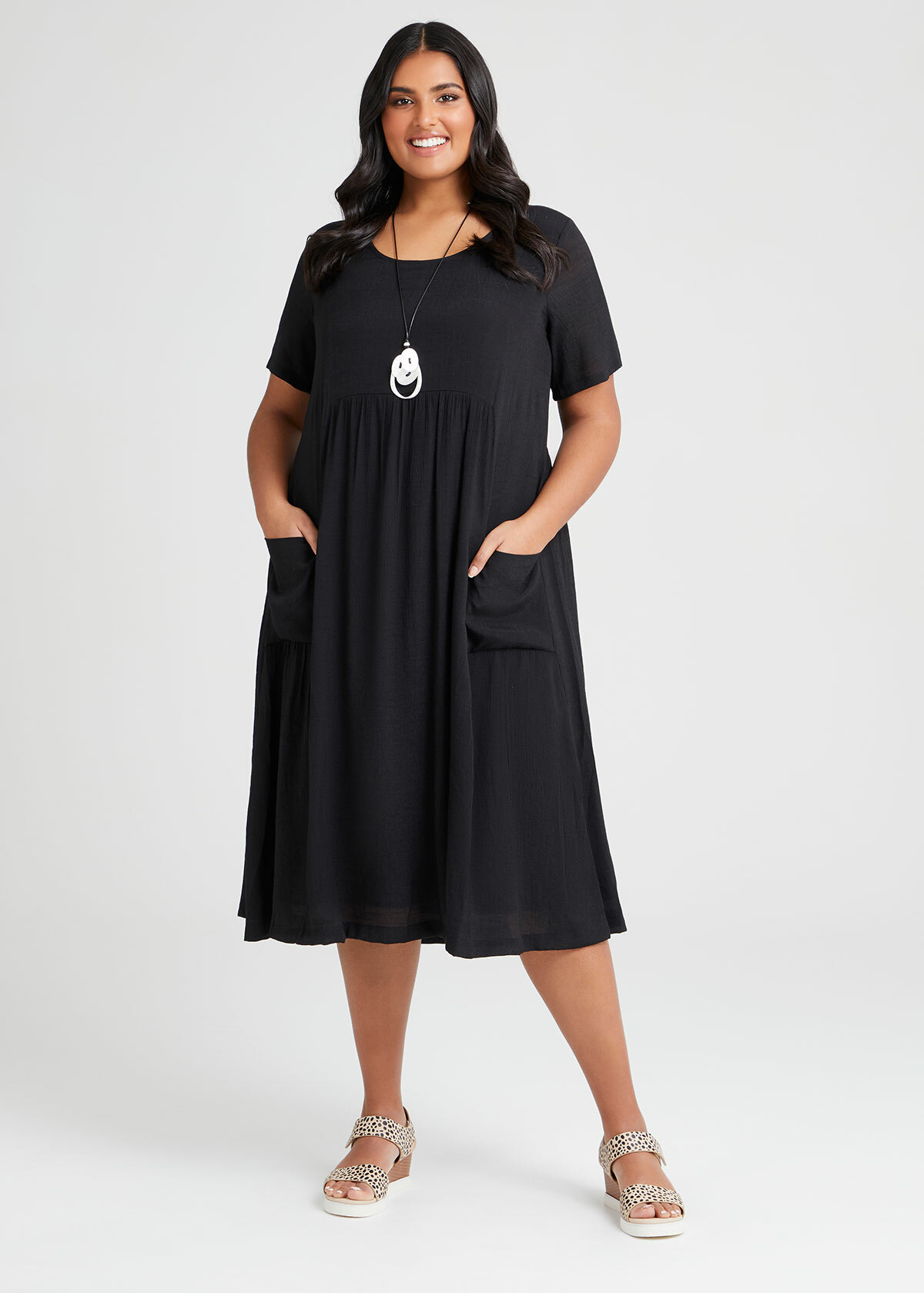Natural Romance Pocket Dress