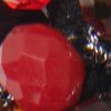 Sun Blaze Necklace, black/red, swatch