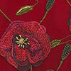 Poppy Red Tunic, print, swatch