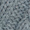 The Pom Pom Hooded Scarf, grey marle, swatch