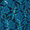 Sequin Lace Formal Dress, teal, swatch
