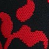 Rose Garden Vest, black/red, swatch