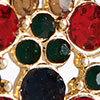Trim The Tree Earrings, multi, swatch